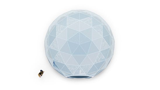 Freedome-30, Top, Transparent View