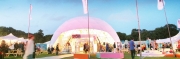 Freedomes dome tents - Sainsbury's Super Saturday event