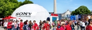 Event domes at the UEFA Champions League Final 2012