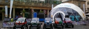 Event domes for the Renault Z.E. Tour at Covent Garden