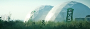 Beach dome tents for the Cold LECH Zones